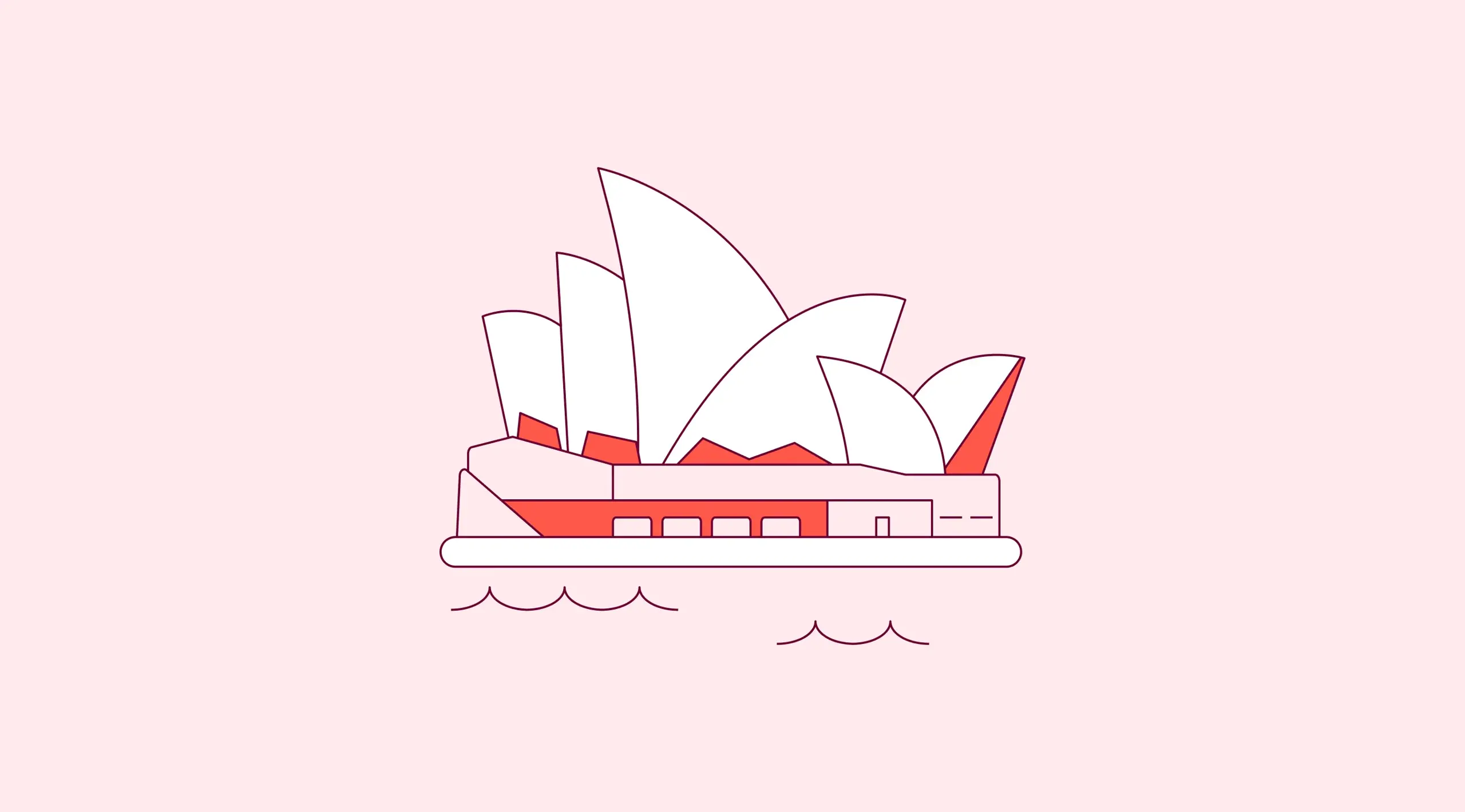 Illustration of Sydney Opera House